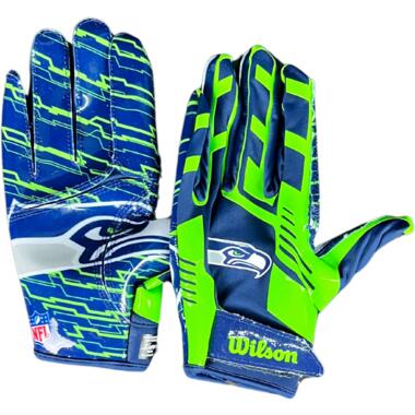 Wilson - Wilson Adult Nfl Stretch Fit Gloves Team Seattle Seahawks - Gants - Multicolore|noir - Adulte - Decathlon