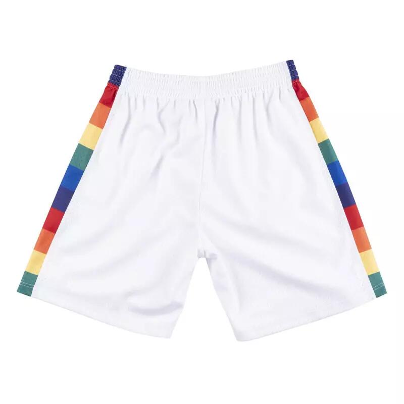 Short NBA Denver Nuggets 1991-92 Mitchell & Ness Swingman Blanc pour Homme 2/2