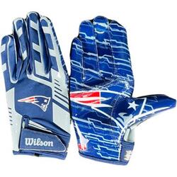 Wilson Adult NFL Stretch Fit Gloves Team New England Patriot