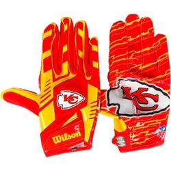 Wilson Adult NFL Stretch Fit Gloves Team Kansas City Chiefs