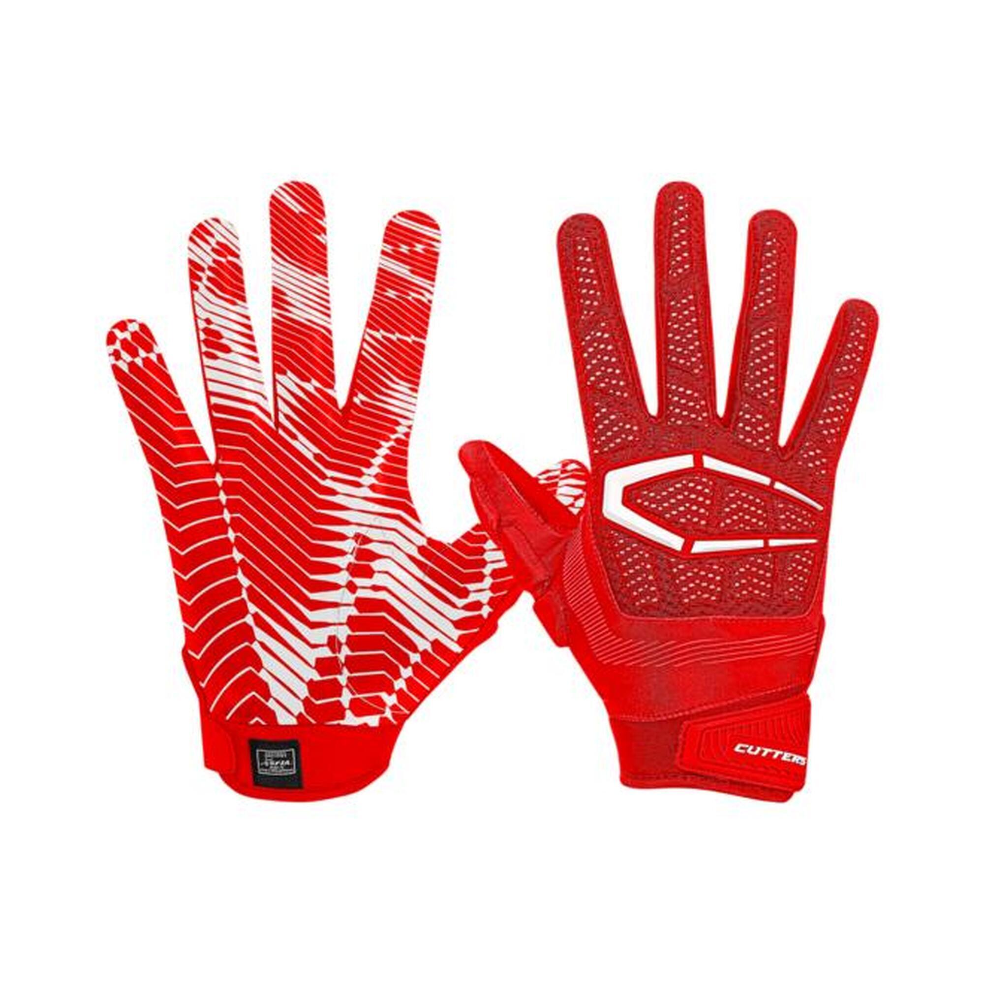 Cutters - Cutters S652 Gamer 3.0 Récepteur Rembourré M Rouge - Gants Football Américain - Multicolore|noir|rouge - 40 M - Decathlon