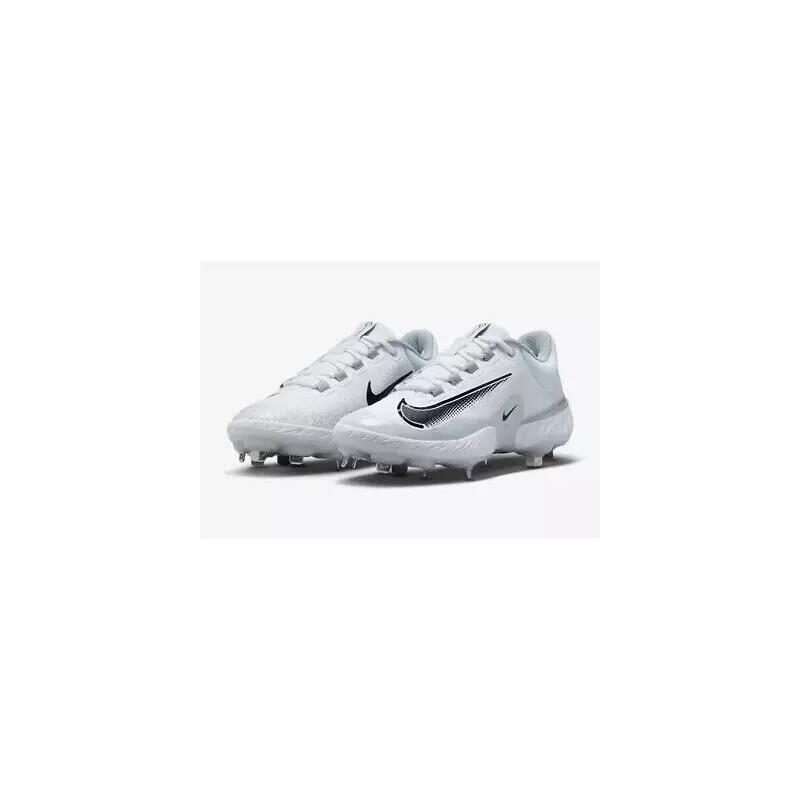 Crampons de Baseball métal Nike Alpha Huarache Elite 4 low Blanc 2/5