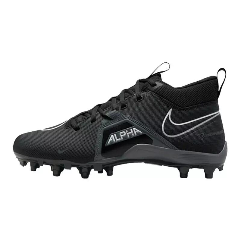 Crampons de Football Americain moulés Nike Alpha Menace Varsity 3 Mid Noir gry