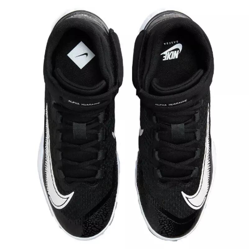 Crampons de Baseball métal Nike Huarache Elite 4 Mid Noir 3/5