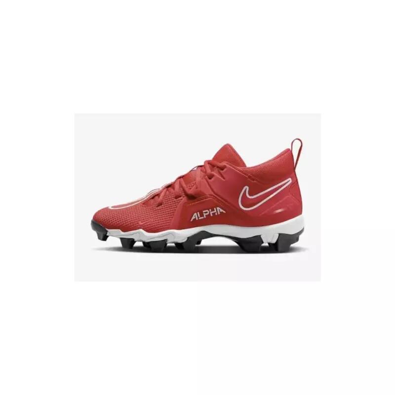Crampons de Football Americain moulés Nike Alpha Menace Shark 3 Mid Rouge