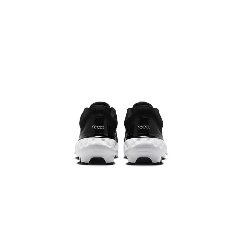 Crampons de Baseball moulés Nike Alpha Huarache 4 Elite Low MCS Noir