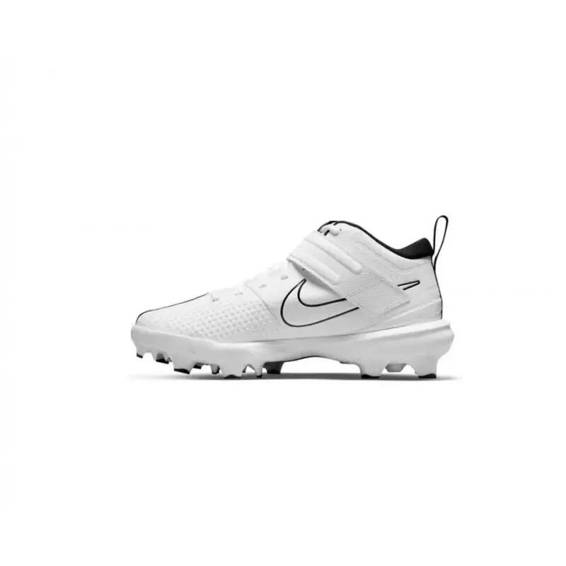 Crampons de Baseball Moulés Nike Force Trout 7 Pro blanc 3/5