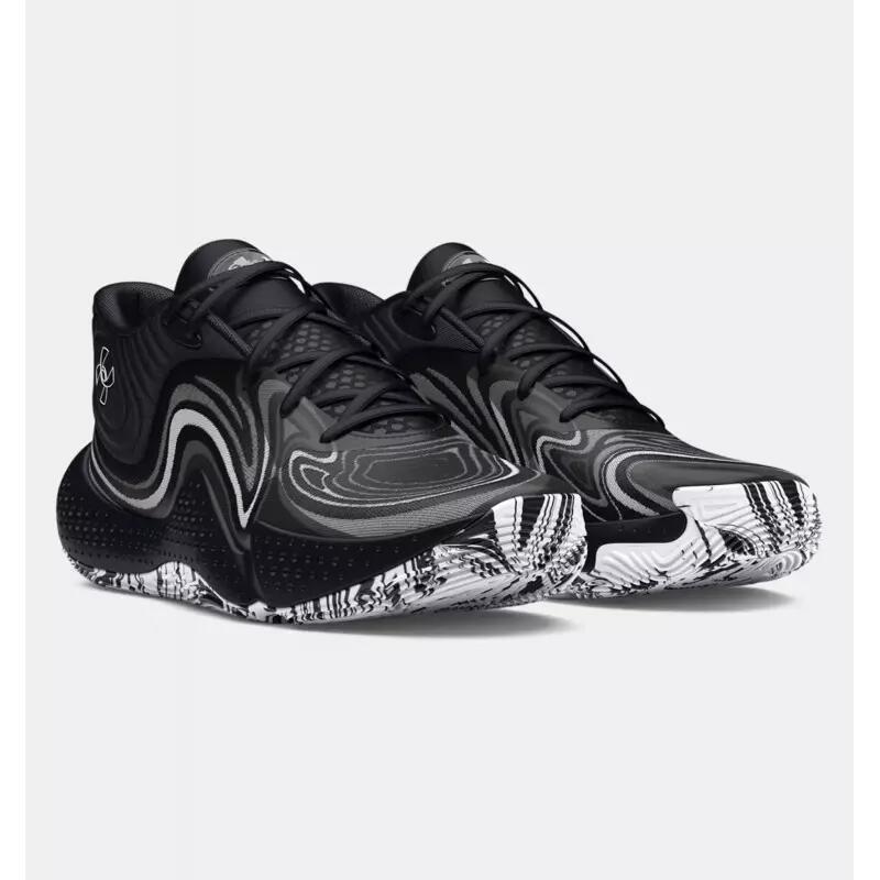Chaussures de Basketball Under Armour Spawn 6 Mid Noir 2/5