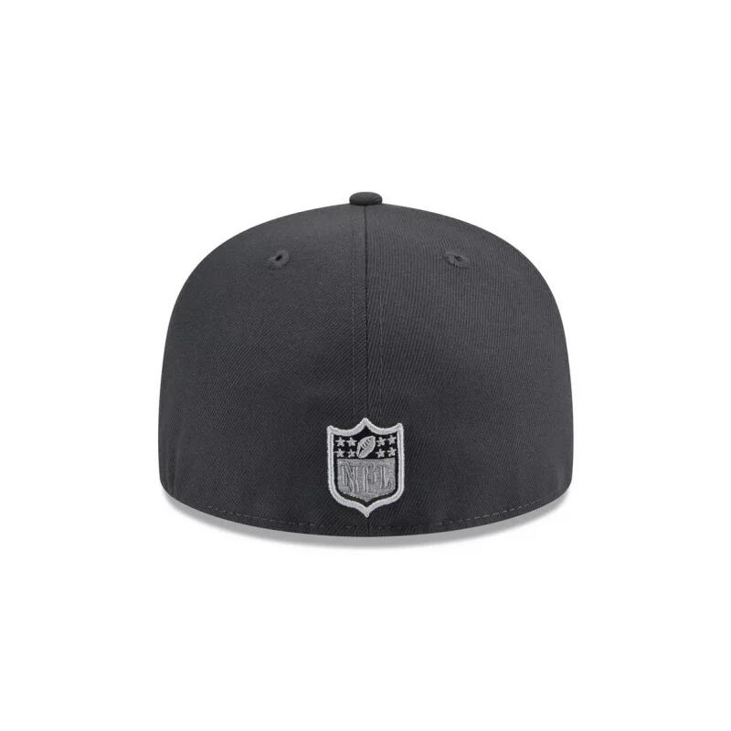 Casquette NFL Las Vegas Raiders New Era Draft 24 59Fifty Gris 4/5