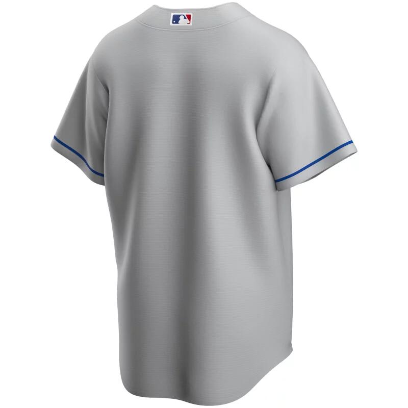 Maillot de Baseball MLB Los Angeles Dodgers Nike Replica Road Gris pour Homme 2/4