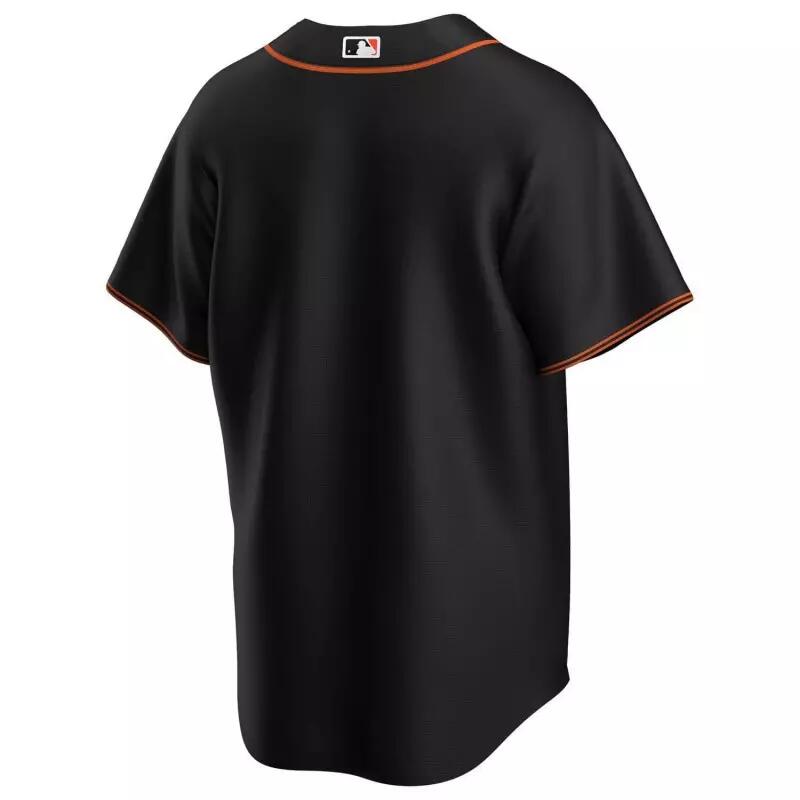 Maillot de Baseball MLB San Francisco Giants Nike Replica Home Noir pour Junior 2/2