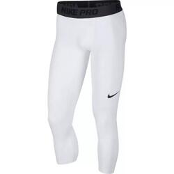 Legging de compression Nike Pro 3/4 Basketball Tights blanc pour homme