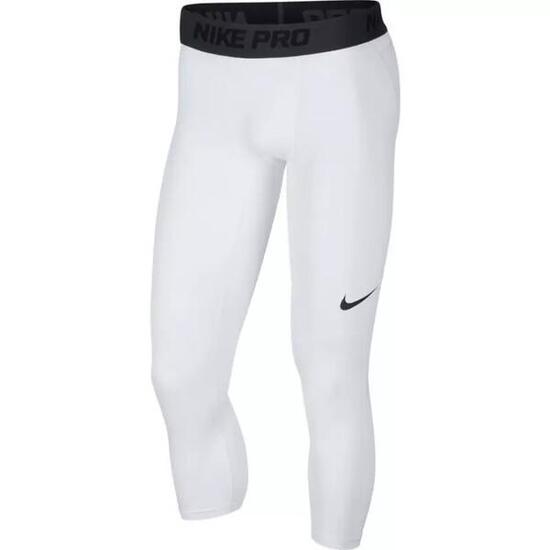 Legging de compression Nike Pro 3/4 Basketball Tights blanc pour homme -Nike