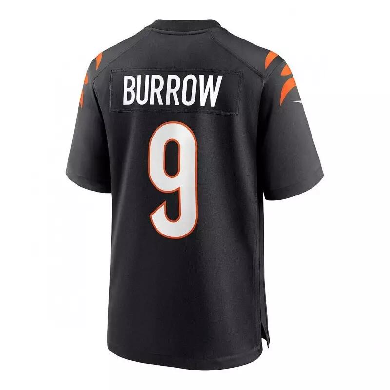 Maillot NFL Joe Burrow Cincinnati Bengals Nike Home Noir