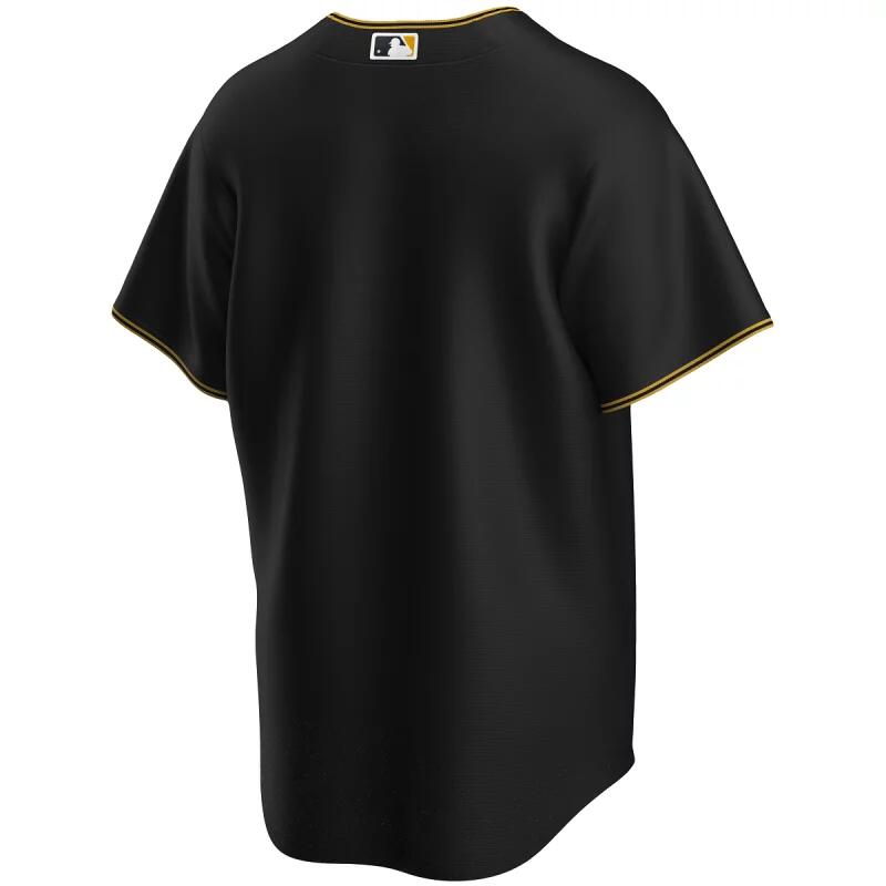 Maillot de Baseball MLB Pittsburgh Pirates Nike Replica Noir pour Junior 2/2