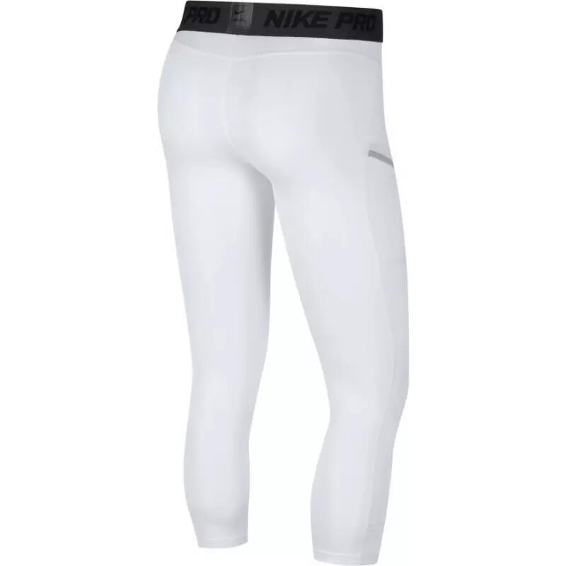 Legging de compression Nike Pro 3/4 Basketball Tights blanc pour homme 2/3