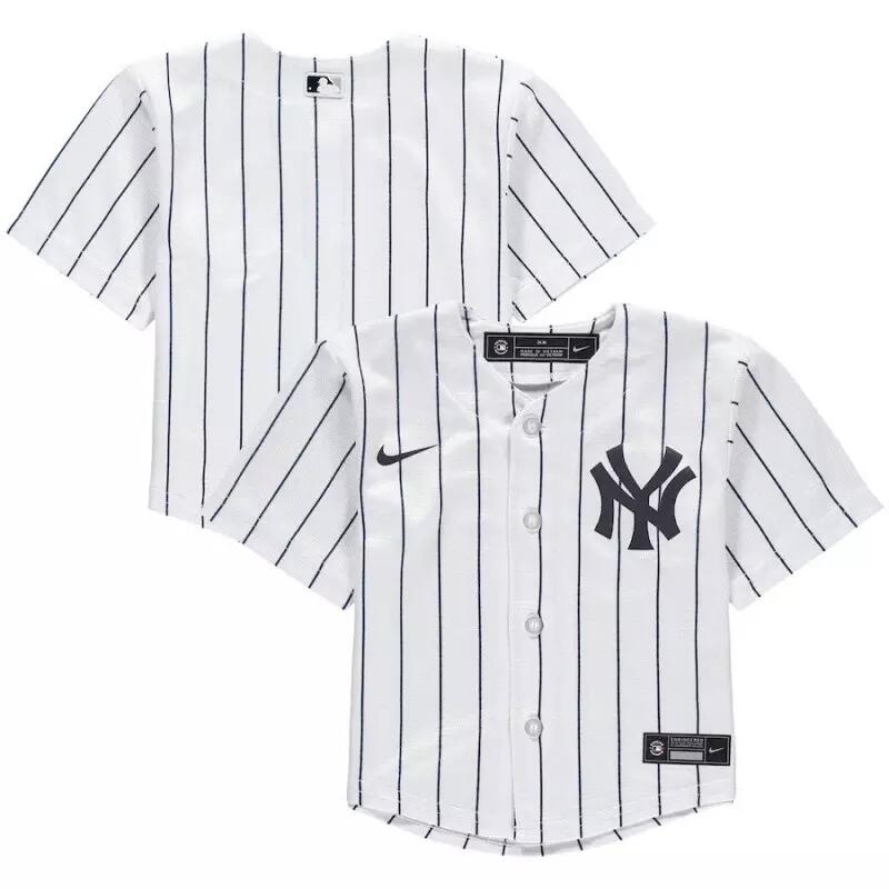 Maillot de Baseball MLB New-York Yankees Nike Replica Home Blanc pour junior 1/1