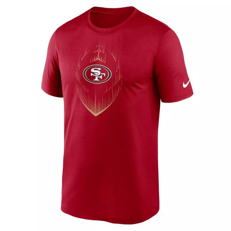 T-shirt NFL San Francisco 49ers Nike Recycled Legend Rouge 1/2