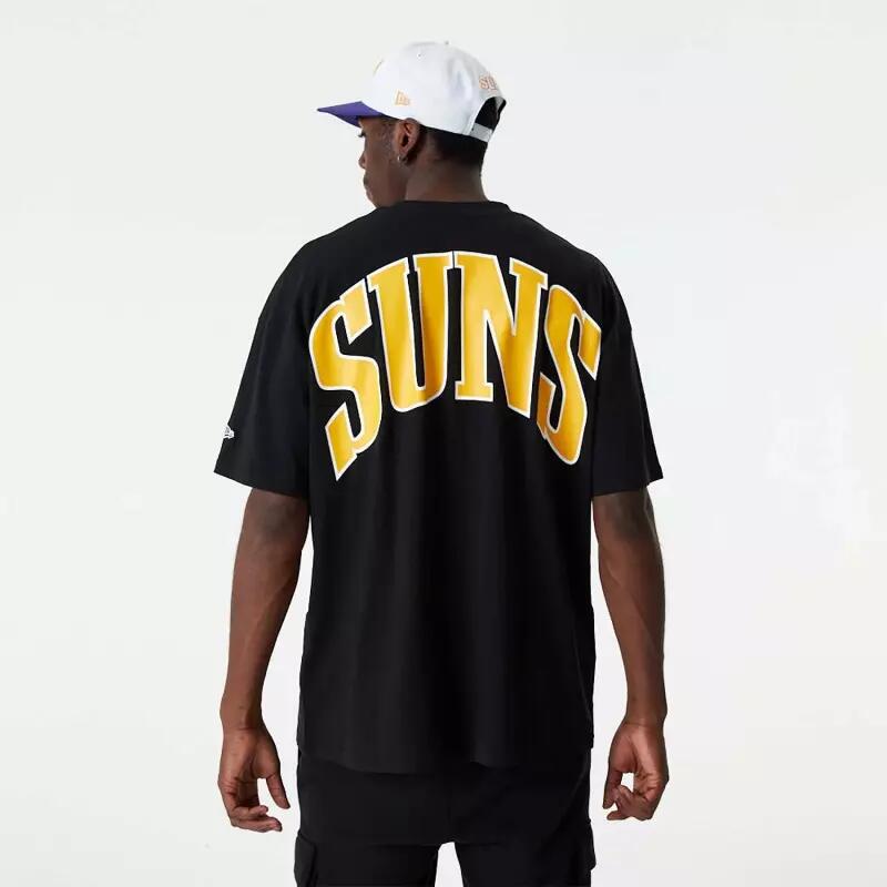 T-shirt NBA Phoenix Suns New Era Infill Logo Oversize Noir 2/2