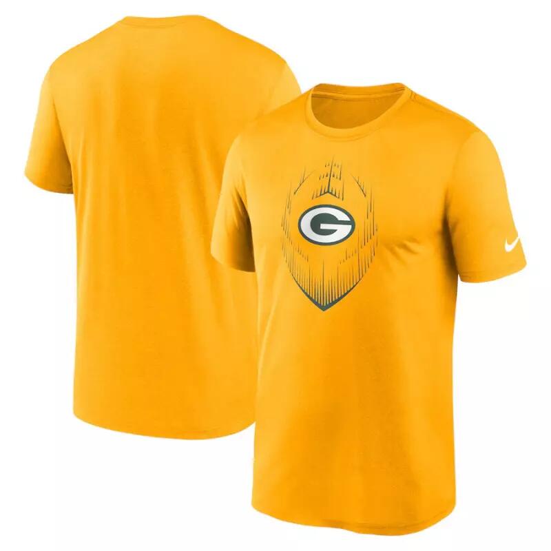 T-shirt NFL Greenbay Packers Nike Recycled Legend Jaune 3/3