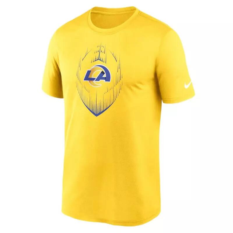 T-shirt NFL Los Angeles Rams Nike Recycled Legend Jaune 1/2