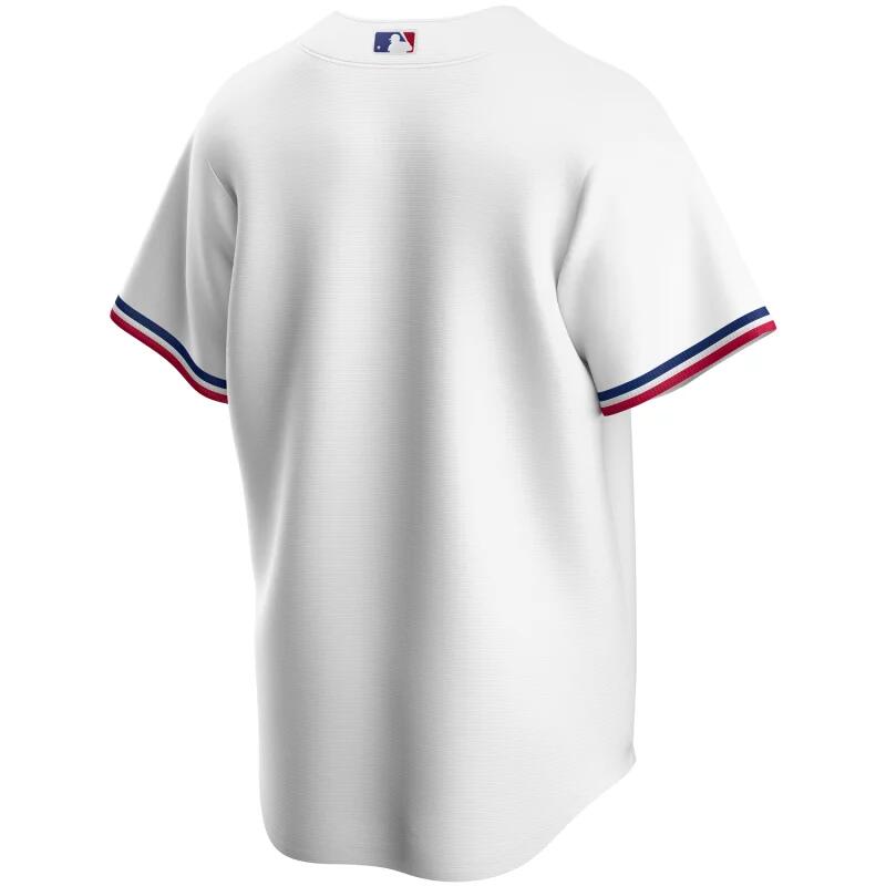 Maillot de Baseball MLB Texas Rangers Nike Replica Home Blanc pour Homme 2/2