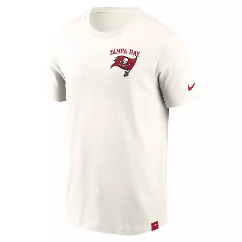 T-shirt NFL Tampa Bay Buccaneers Nike Essential Cotton Blanc 2/3