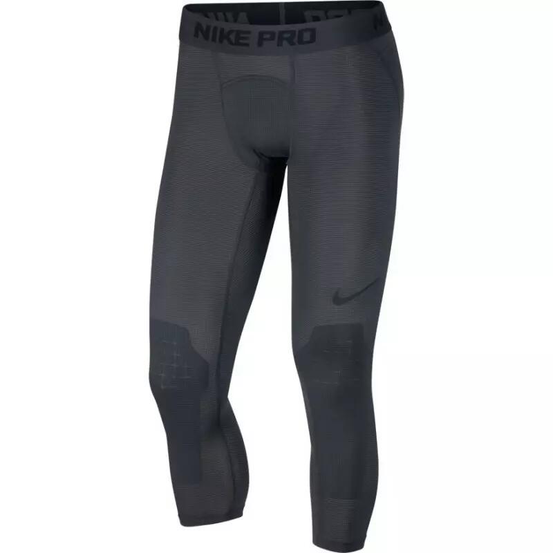 Legging de compression Nike Pro 3/4 Basketball Tights Gris pour homme 1/3