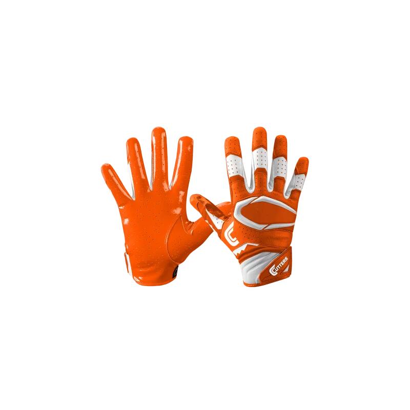 Gants de football américain Cutters S451 REV pro 2.0 Orange 1/1