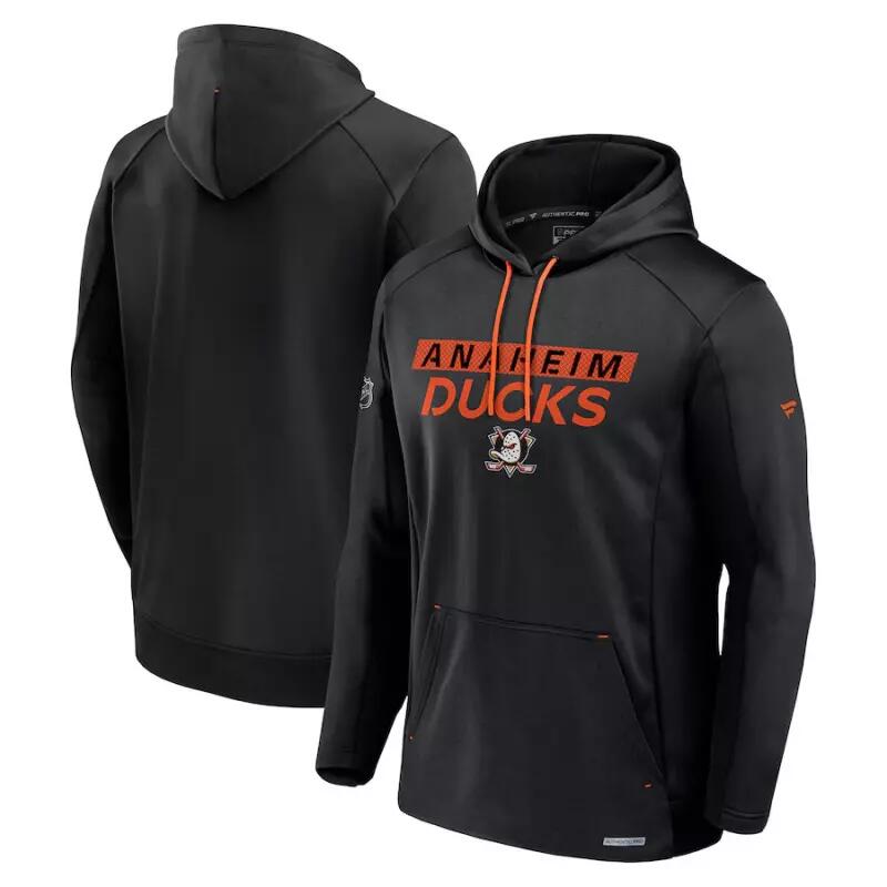 Sweat à capuche NHL Anaheim Ducks Fanatics Authentic Pro Rink