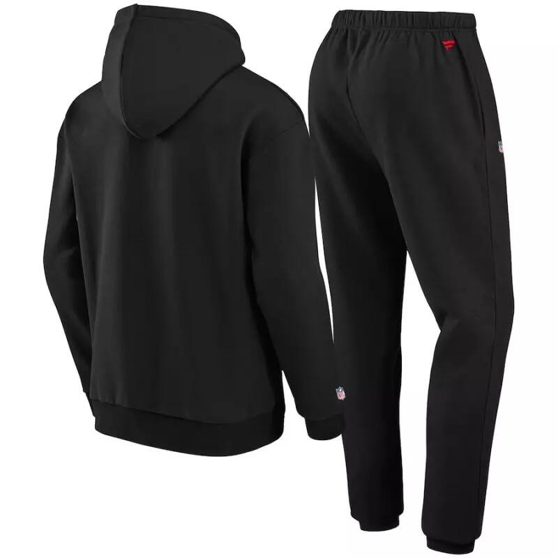 Ensemble Survêtement NFL Kansas City Chiefs Fanatics Tracksuit Noir 2/5