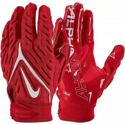 Gants de Football Américain Nike Superbad 6.0 Rouge
