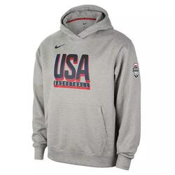 Sweat à capuche Nike Team USA JO 2024 Gris Pour junior