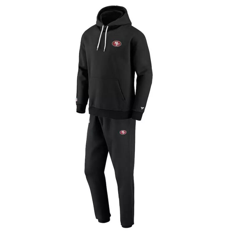 Ensemble Survêtement NFL San Francisco 49ers Fanatics Tracksuit Noir 1/5