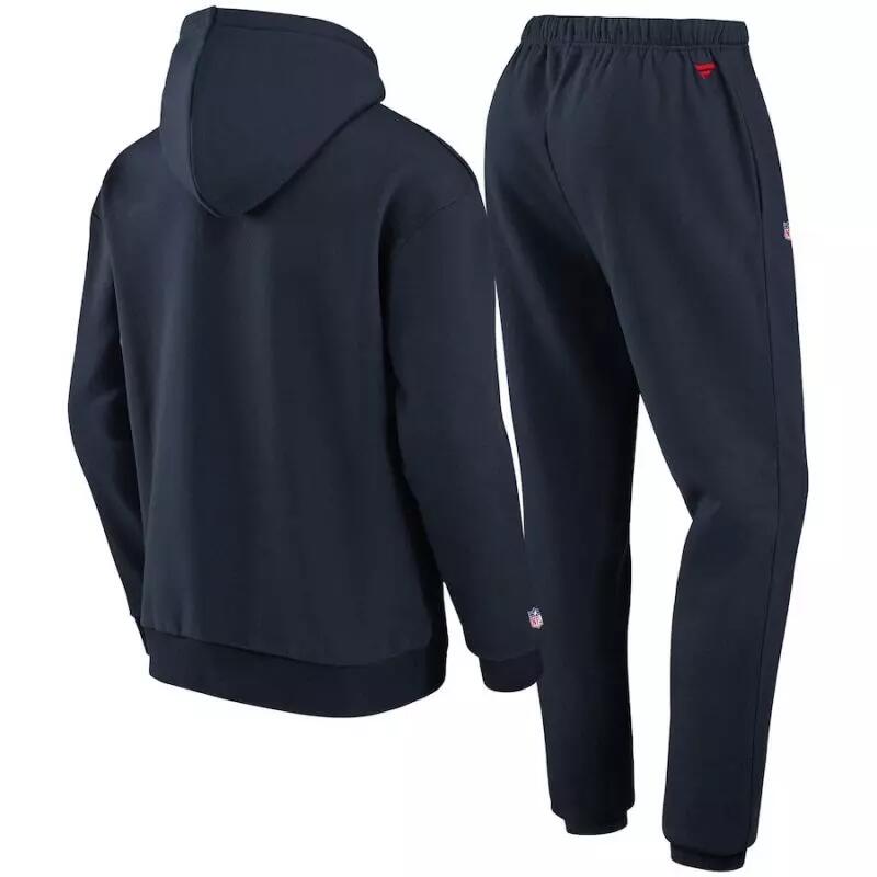 Ensemble Survêtement NFL New England Patriots Fanatics Tracksuit bleu marine 2/5