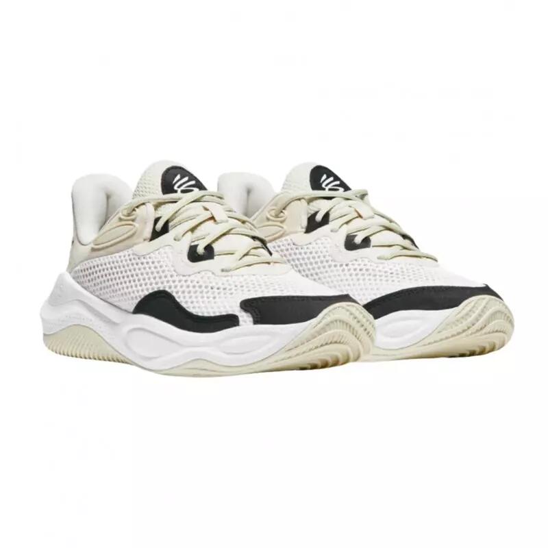 Chaussure de Basketball Under Armour Curry Splash 24 Creme 2/5