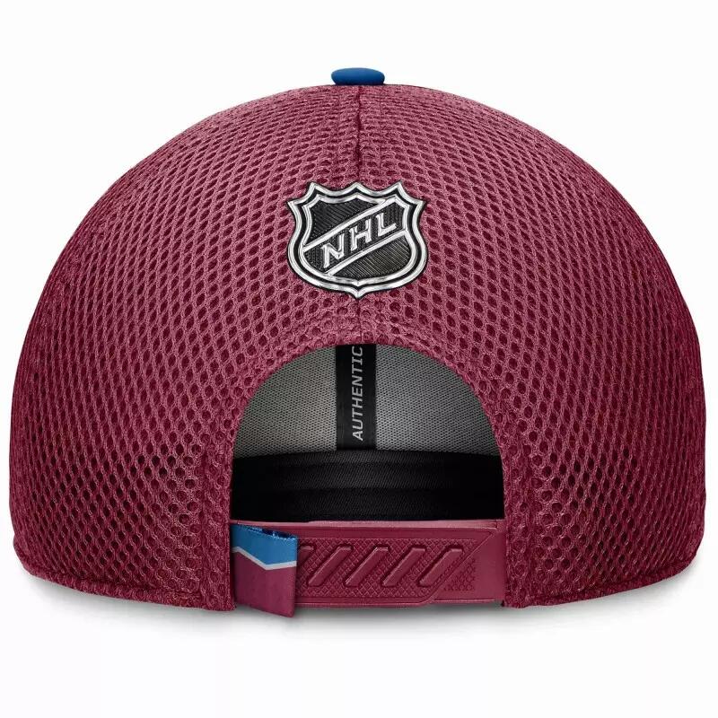 Casquette NHL Colorado Avalanche Fanatics Authentic Pro Draft 2024 Trucker Rouge 3/3