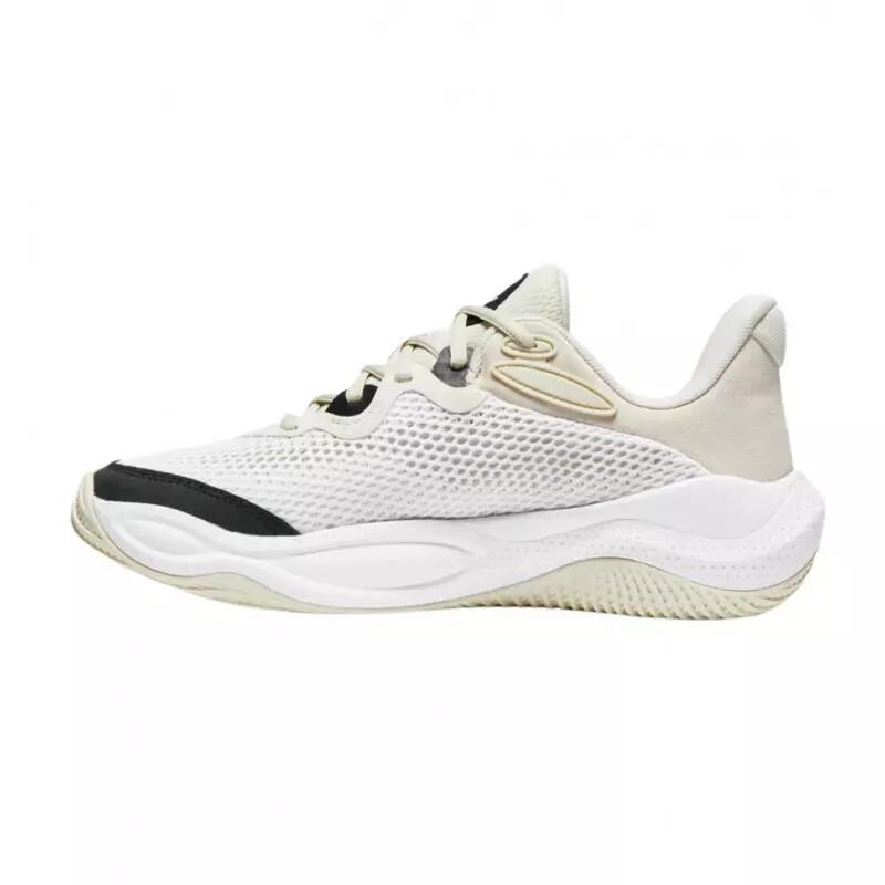Chaussure de Basketball Under Armour Curry Splash 24 Creme 3/5