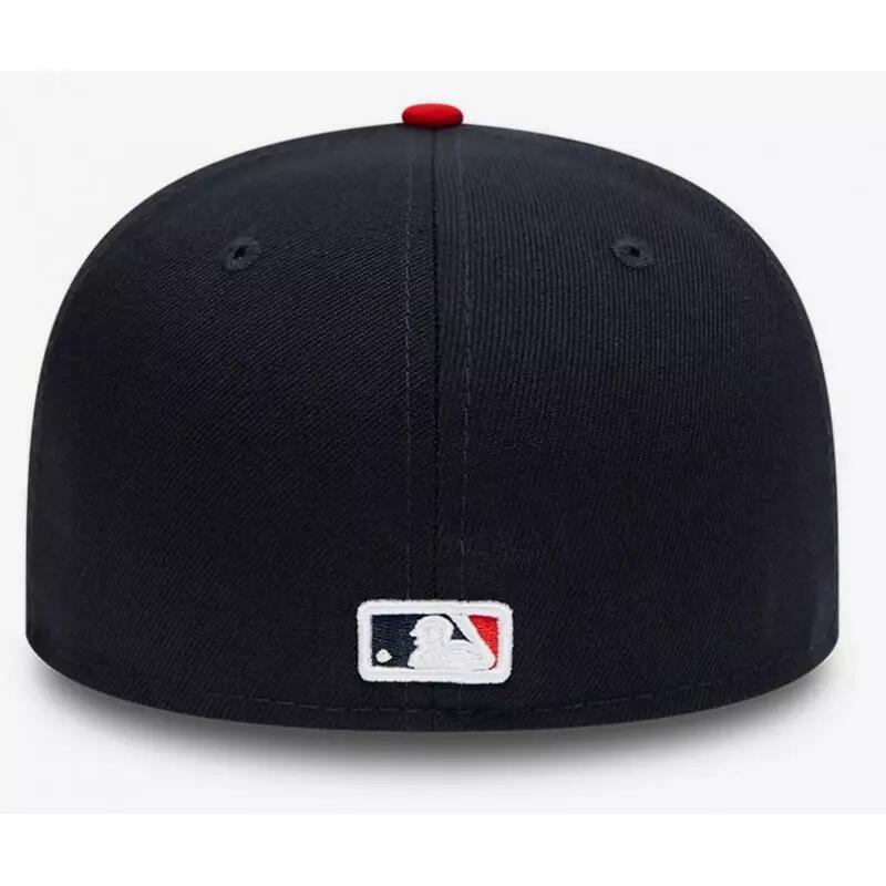 Casquette MLB Cleveland Guardians New Era Authentic 59FIFTY Bleu marine 2/3