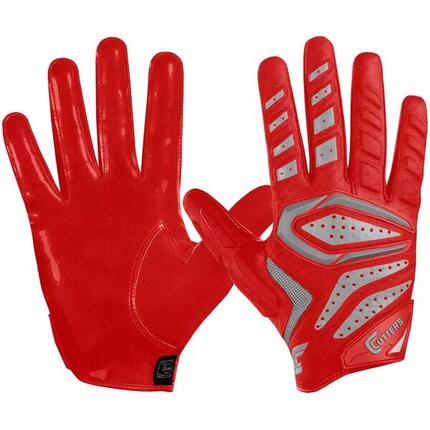 Gants de Football américain Cutters The Gamer 2.0 rouge -Cutters