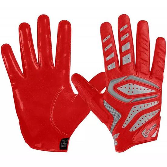 Gants de Football américain Cutters The Gamer 2.0 rouge -Cutters