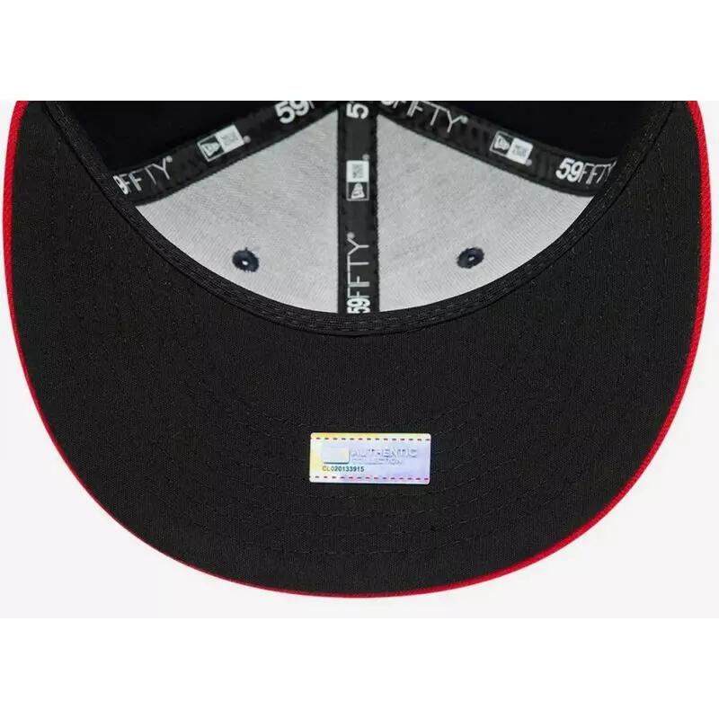 Casquette MLB Cleveland Guardians New Era Authentic 59FIFTY Bleu marine 3/3