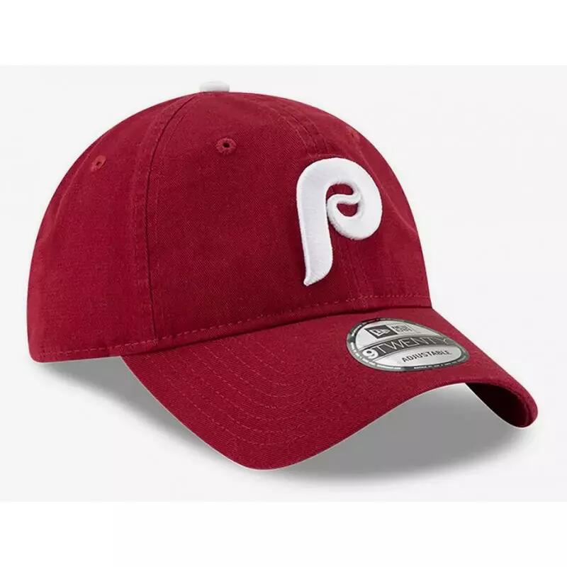 Casquette MLB Philadephia Phillies New Era Core Classic 9TWENTY Rouge 2/5