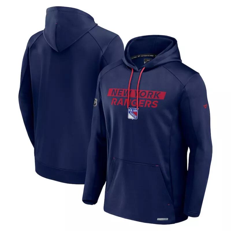 Sweat à capuche NHL New York Rangers Fanatics Authentic Pro Rink 3/3