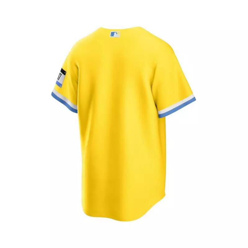 Maillot de Baseball MLB Boston Red Sox Nike city connect Jaune pour Junior 2/2