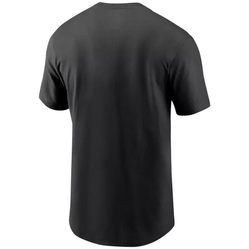 T-Shirt MLB Colorado Rockies Nike Wordmark Noir pour Homme 2/2