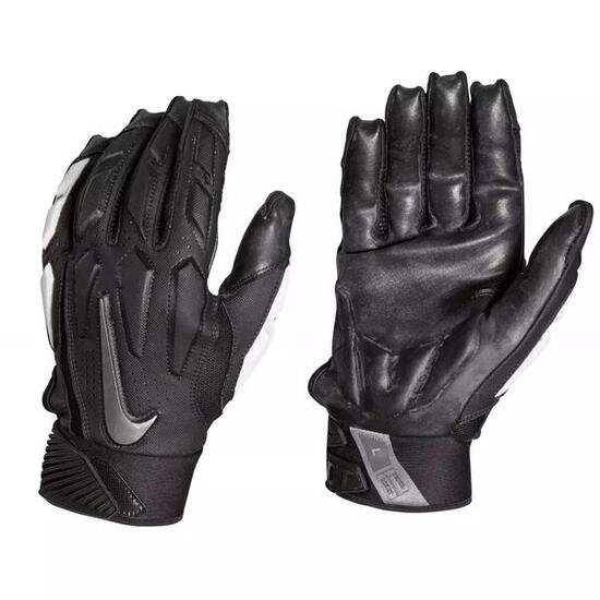 Gants de Football Américain Nike D-Tack 6.0 Noir pour Linemen -Nike