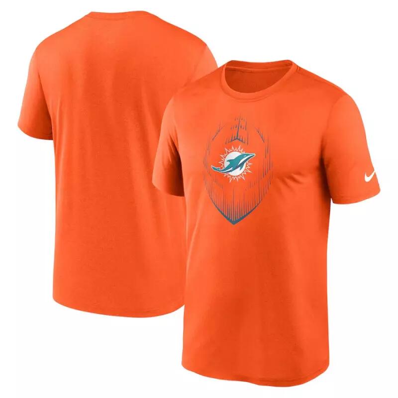 T-shirt NFL Miami Dolphins Nike Recycled Legend Orange 3/3