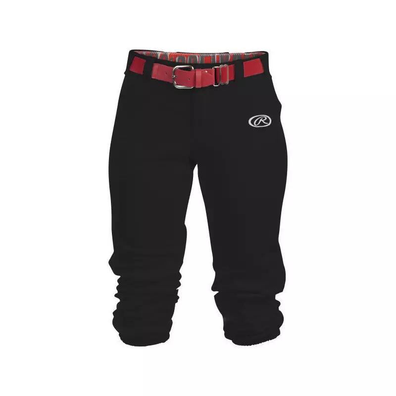 Pantalon De Baseball Rawlings Court Noir Pour Femme 1/1