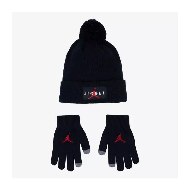 Bonnet et gants Jordan Noir pour enfant 1/1